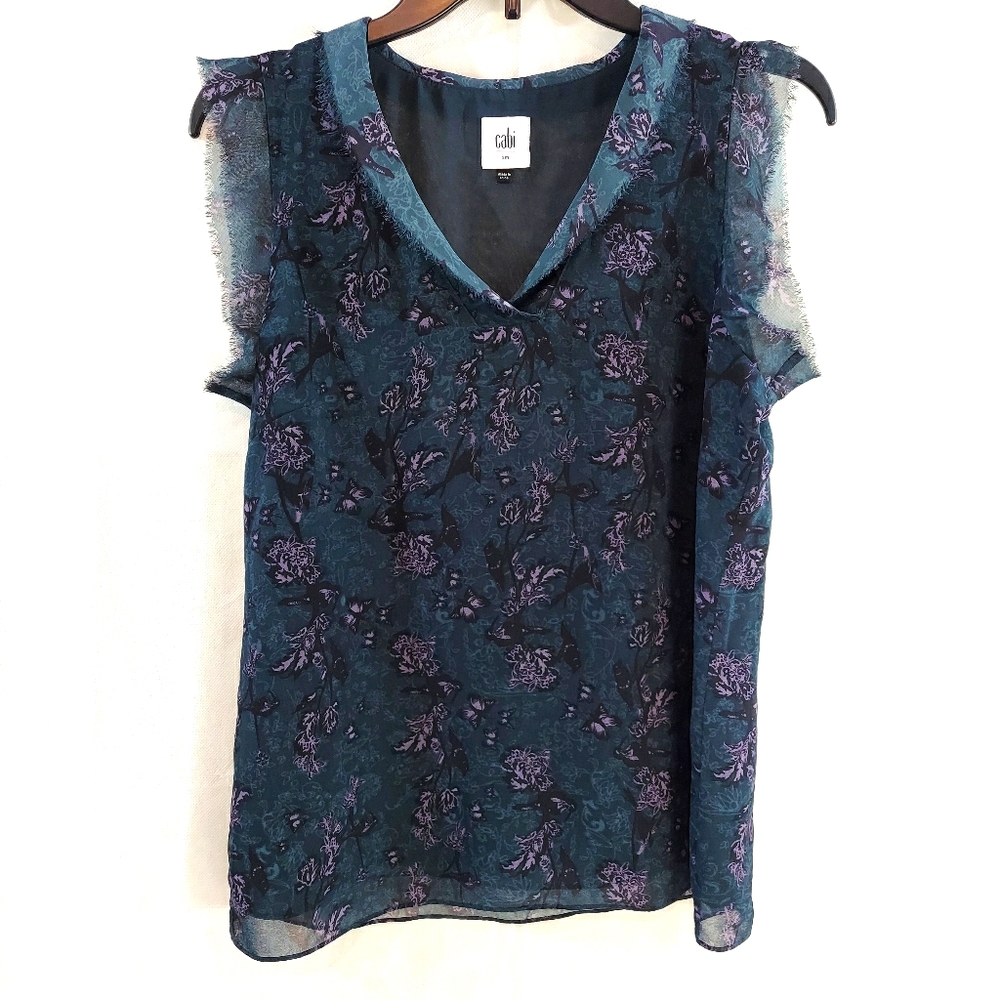 EUC CAbi Evermore Blouse Size Small